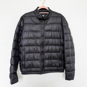 Alo Yoga Mens Jacket Size Small Black Packable Puffer Street Gorpcore Techwear